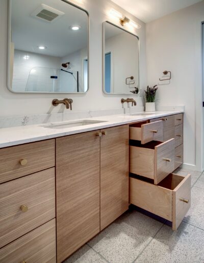Rift Sawn White Oak Double Sink Vanity