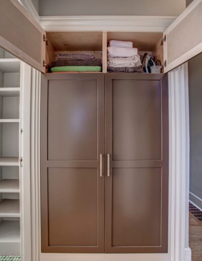 Painted Linen Storage Cabinet